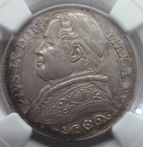 2 Lire 1868 Rare

In sealed SLAB ... 